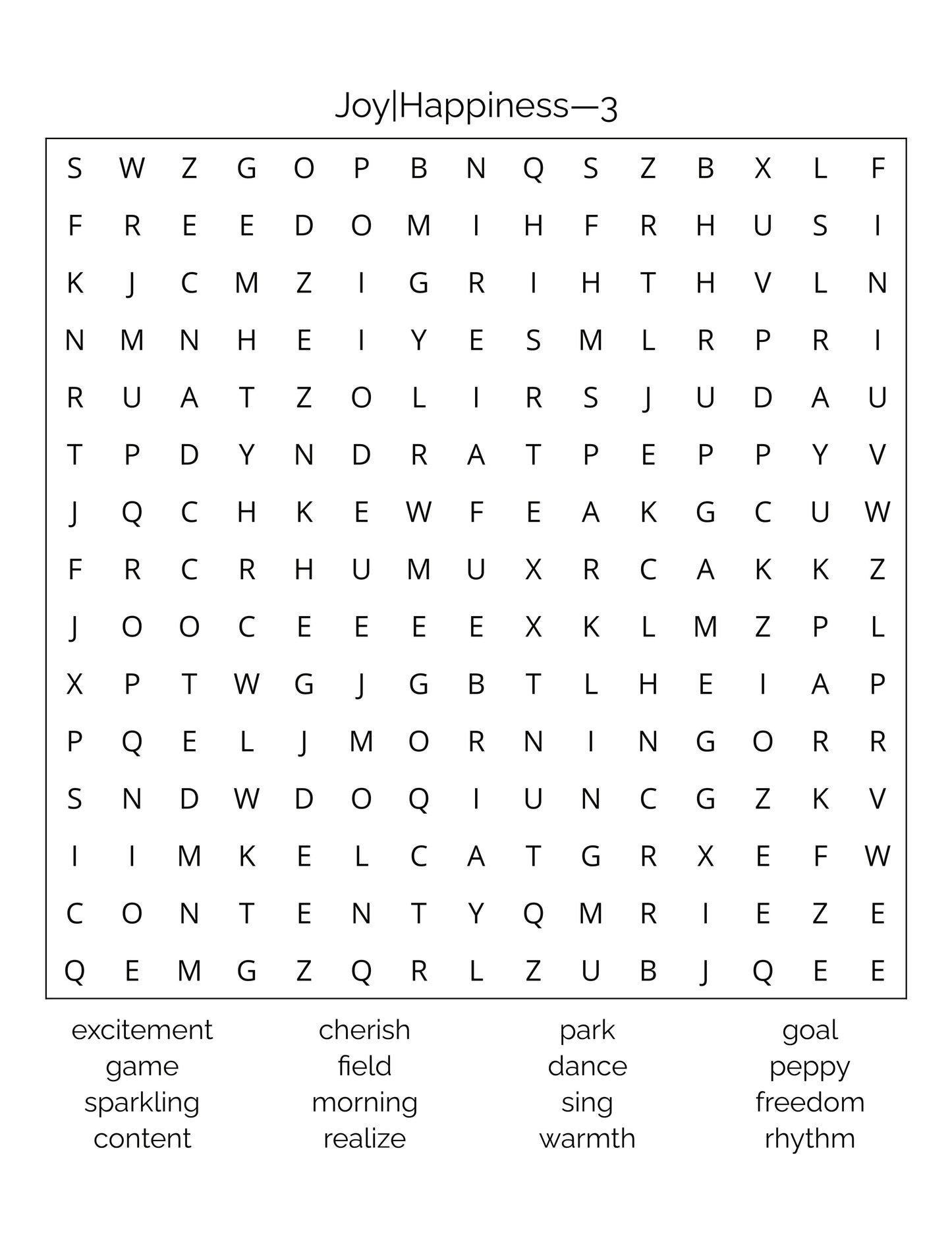 01 Good Vibes Word Search: Uplifting Puzzles for Positivity, Happiness, and Stress Relief (Large Print PDF Download)