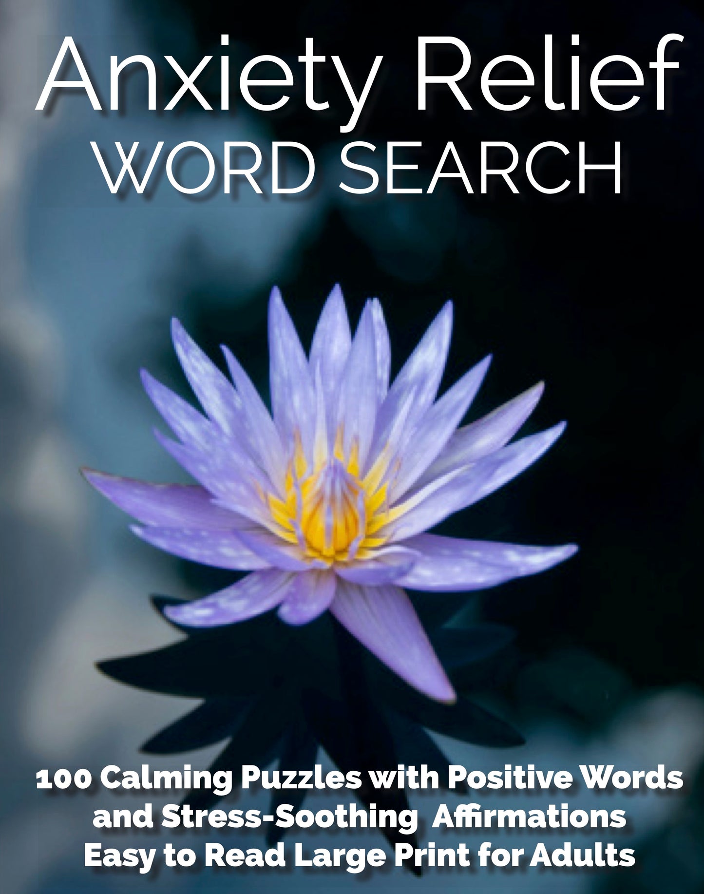05 Anxiety Relief Word Search: 100 Calming Puzzles with Positive Words and Stress-Soothing Affirmations (Large Print PDF Download)