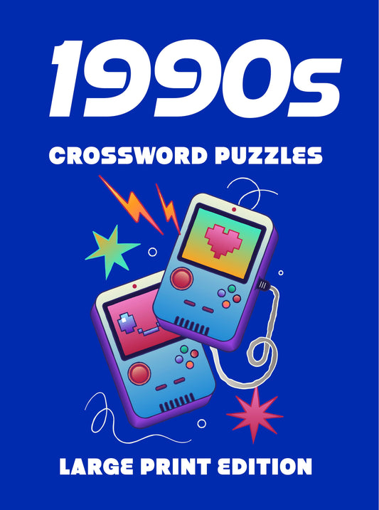 1990s Crossword puzzles large Print edition