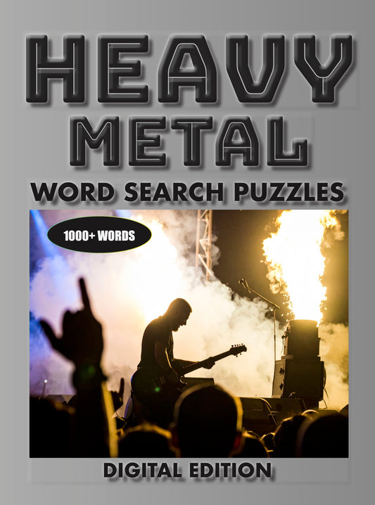07 Heavy Metal Word Search – Standard Edition (Digital Download)