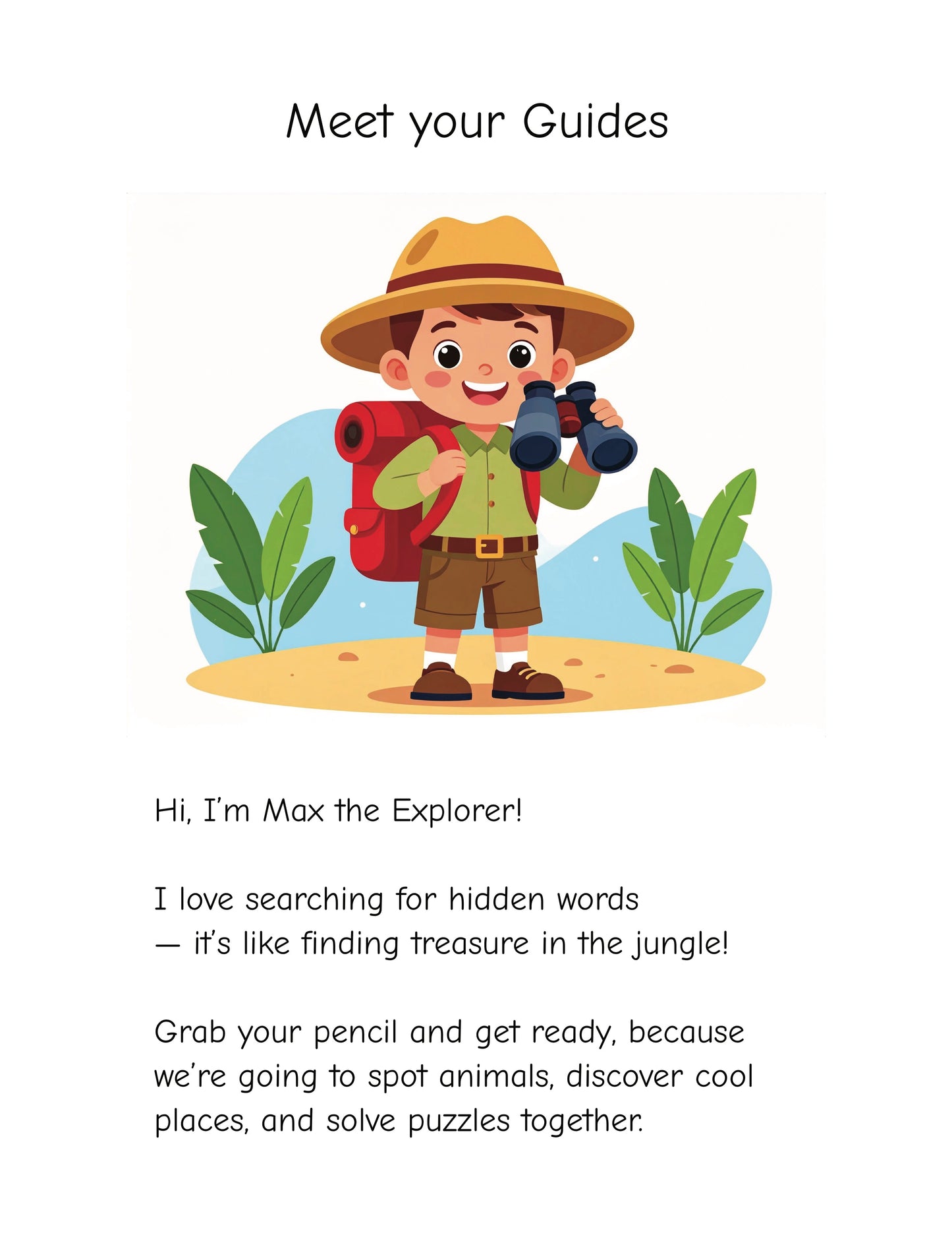 00 Word Adventures: Jungle Word Search – Deluxe Full Color Edition (100 Puzzles for Kids Ages 6–8)