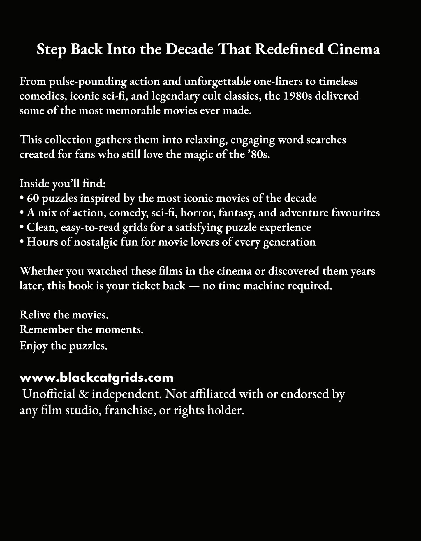 01.91 Ultimate 1980s Movies word Search